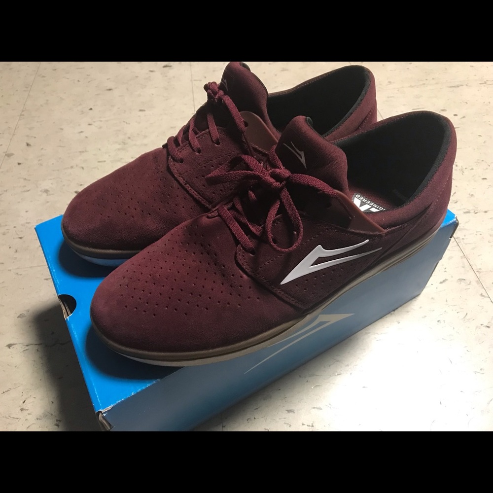 Lakai Fremont Burgundy Skate Shoes: SIZE 11